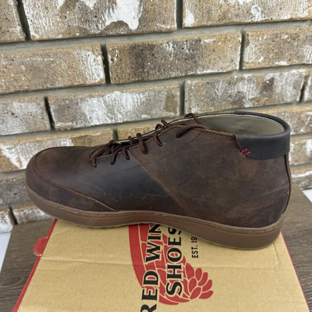 Red Wing Draftsmith 2180 Men's Aluminum Toe Chucka Brown Leather Sz 13 E2 Work